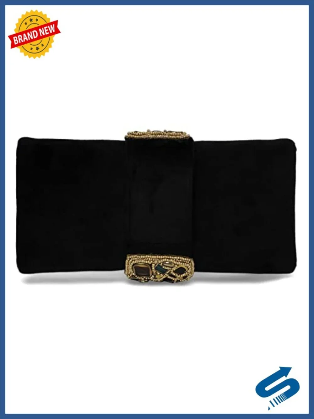 Fabric Drawstring Clutch Evening Bag Wedding Bridal Gift Women
